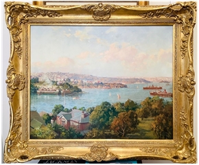 Sydney Harbour from above The Royal Yacht Squadron
