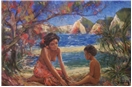 Mother and Child at the Beach