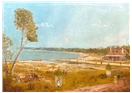 Grounds of the Scarborough Hotel, Dolls Point, Sydney c 1892